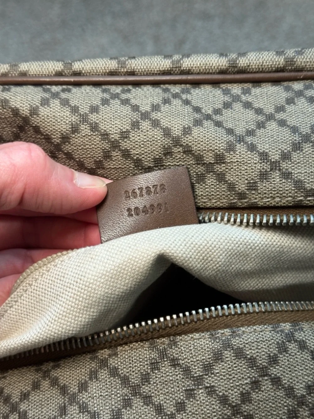 GUCCI Diamante Coated Canvas Messenger Bag - Picture 9 of 16